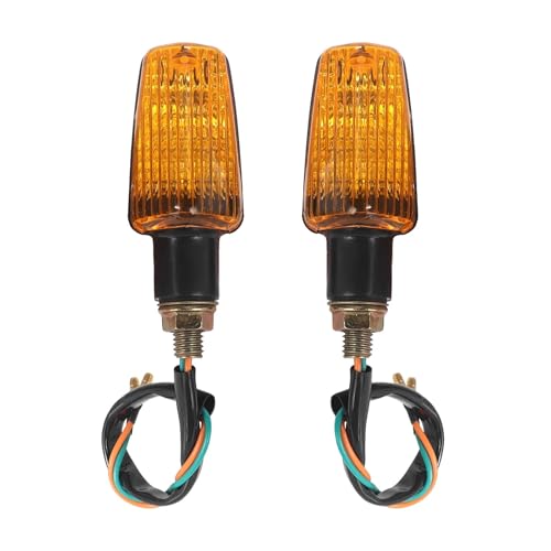 Image of IUYHGTR Universal 2 Wires Motorcycle Blub Turn Signal Lamp 12V Indicators Blinkers Amber Side Marker Lights(2pcs)