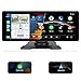 Produktbild Tragbares Autoradio mit Carplay kabellos und Android Auto, 10,26 Zoll / 25,6 cm (10,26 Zoll) MP5-Player, tragbar, mit Touchscreen, 360 Grad drehbar, mit Bluetooth FM EQ AirPlay Mirrorlink