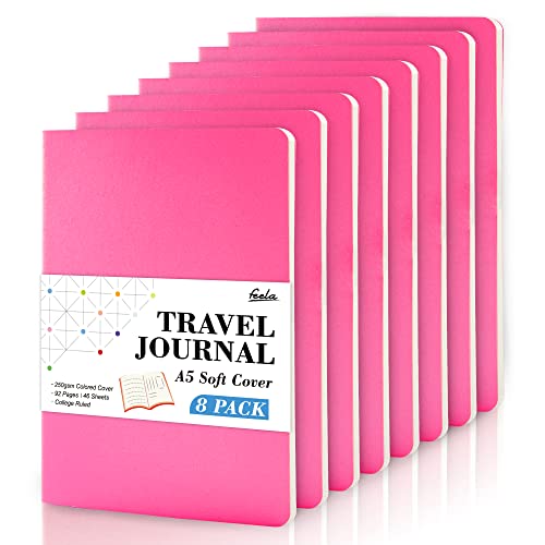 Journal de voyage ligné et carnets en vrac pour vos déplacements et notes