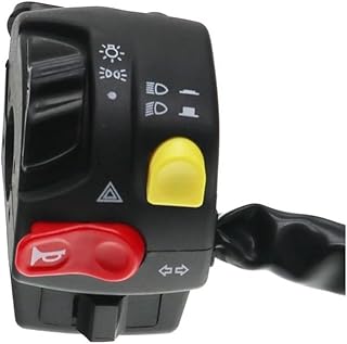 Motorcycle Handlebar Switch Motorcycle Handlebar Switch Assembly Horn Far Beam Low Beam Fog Light Button Switch