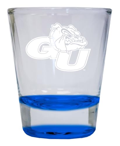 Vaso shot de vidrio azul 2 oz Gonzaga Bulldogs grabado