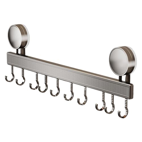 Gancho con para colgar, sin ganchos de excesiva | gancho para tazas de cocina | de pared - percha para vasos | organizador de percha de utensilios de cocina de alto rendimiento para el