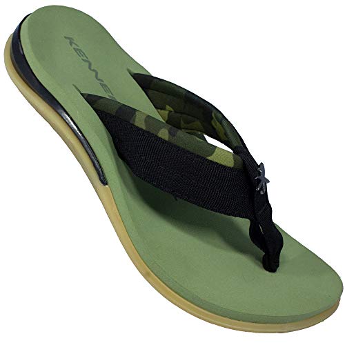 Chinelo Kenner Action Gel Force Hkl-01 40 Preto/Verde