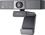 Nano shield 𝐒𝐀𝐕𝐄 𝟔𝟎% 4K Webcam with Noise Cancelling Mic, Full HD Web Camera Wide Screen Video Calling Recording Game Streaming for Mac OS X Win 10 8 7 Vista XP (4K)