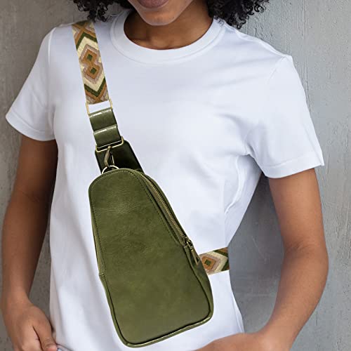 Long-Keeper-Sling-Chest-Bag-for-Women-PU-Leather-Satchel-Daypack-Traveling-Crossbody-Bag-With-Bohemia-Adjustable-Strap 41XvzSFHZIL