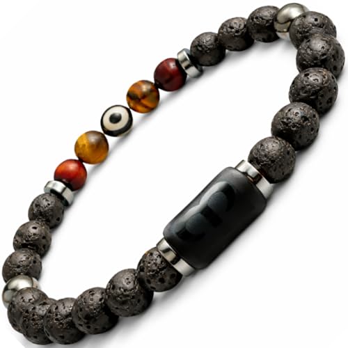 Imagen de TEJO Pulsera Hombre Piedra Natural