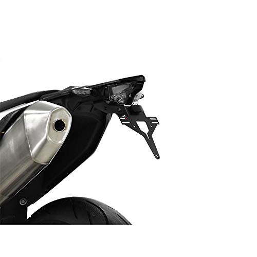 Preisvergleich Produktbild IBEX 10005267 Kennzeichenhalter Kennzeichenträger Nummernschild Halter Halteplatte Heck Umbau Streetfighter inklusive Kennzeichenbeleuchtung und Rückstrahler