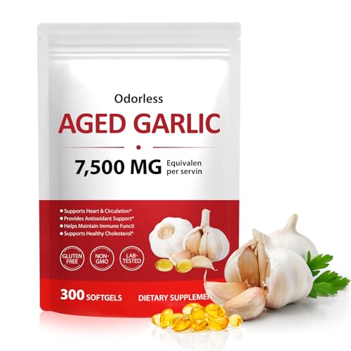 Schwarzer Knoblauch Kapseln Aged Garlic Extract 300 Weichkapseln