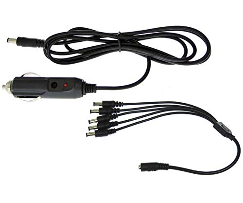 [150C5A+5WAY] VK[A_v^[ + 5zP[uiVK[\PbgڑA_v^[j Ԃ̃VK[\PbgɐڑĐFXȋ@ɐڑłA_v^[łBaF2.1mm OaF5.5mm F150cm q[Y5A i6mmX30mm~