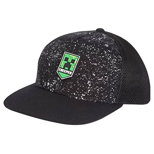 Minecraft Galaxy Creeper Casquette de Baseball, Enfants, One Size, Black, Merce Ufficialee