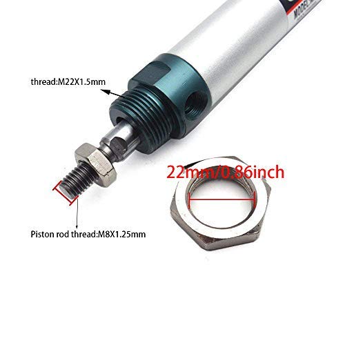 Cilindro Pneumatico Ad Aria ETMAL20x75 – M&S – Luftzylinder 20x075