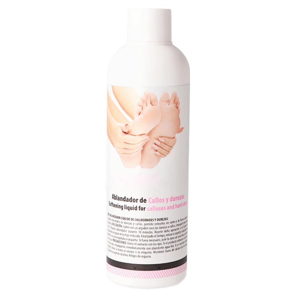 Ablandador Líquido de Callosidades y Durezas 250 ml | Suaviza la Piel Endurecida en Pies | Tratamiento Profesional de Pedicura para Remoción Fácil, Rápida, Sin Dolor y Efectiva (250 ml) - imagen 1