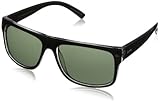 Dot Dash Sidecar Wayfarer Sunglasses,Black Clear,55 mm