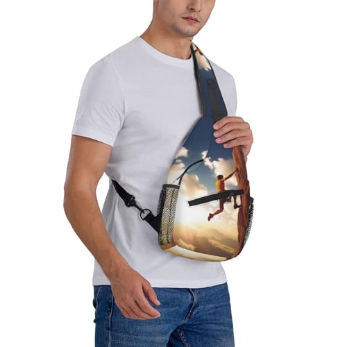 Mochila tipo Bandolera Deportiva Negra para Senderismo miniatura 7