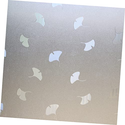 Vinilo electrostático traslúcido con diseño de hojas de ginkgo miniatura 5