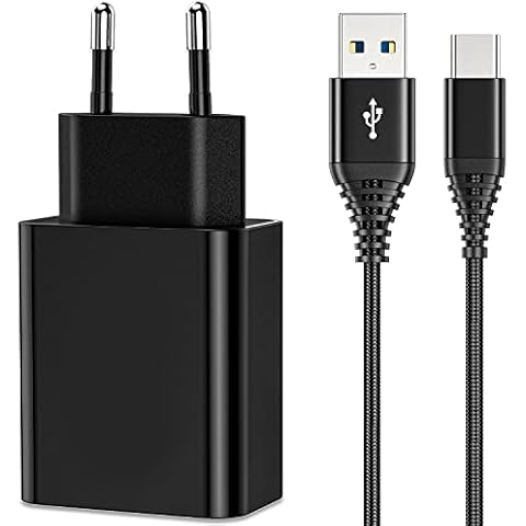 HJPowcord Cargador Movil 18W con Cable Tipo C 2M Cover