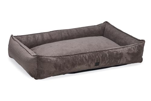 Designed By Lotte Ribbed Dog Bed, Brown, 120 X 80 X 23 Cm