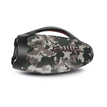 Caixa de Som Boombox Plus AIWA BBS-01-BG 200W BT 30H IP66 USB Cinza BOOMBOX AWS-BBS-01-BG BIVOLT