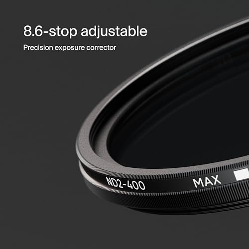 Urth 72mm ND2-400 Variable ND Lens Filter - 1-8.6 Stop Range, Ultra-Slim 20-Layer Nano-Coated Neutral Density Filter for Cameras