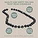 Chewbeads - Jane Teething Necklace - 100% Silicone Teething Beads Necklace for Mom to Wear - Nursing Necklace and Baby Teether - BPA Free & Phthalate Free - White