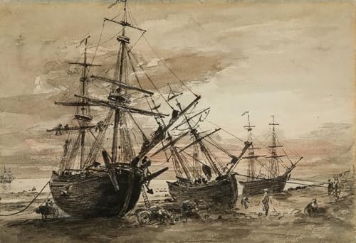 Toile murale abstraite Coal Brigs John Constable decoration murale