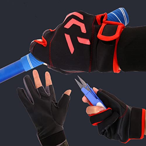 Vissen handmouwen vingerloze blootgestelde antislip buiten 3 gesneden vingers - Image 5