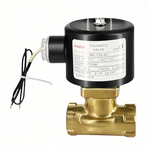 High Temperature Brass Solenoid Valve 1/2