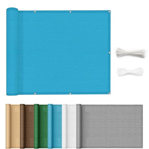 Balkonverkleidung Sichtschutz 55 x 280 cm Blickdichte Windschutz...