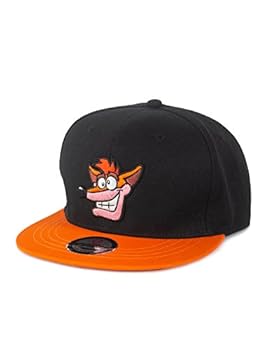 Crash Bandicoot Official Classic Crash Snapback : Amazon.sg