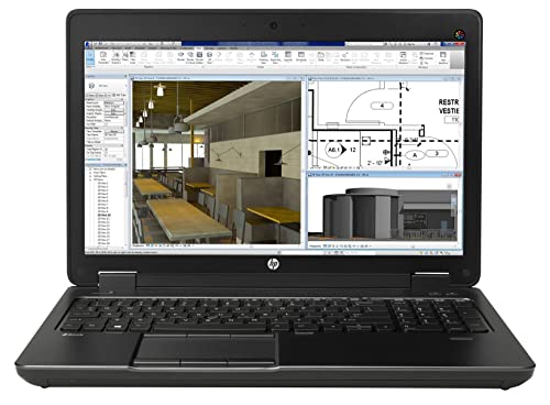 Image of (Refurbished) HP Workstation Zbook Intel Core i7-4810MQ Quad Core Processor , 4 GB Ram & 128 GB SSD, 15.6 Inches with Intel & Nvidia K2100M Dual Graphics with FHD Screen 1080p Laptop Computer