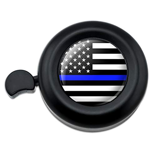 GRAPHICS & MORE Thin Blue Line American Flag Bicycle Handlebar Bike Bell
