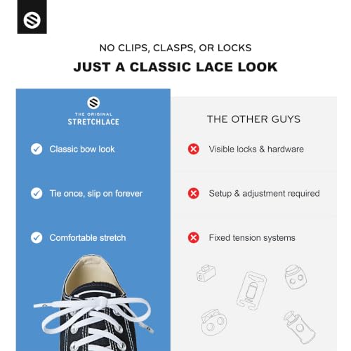 Image of The Original Stretchlace | Elastic Shoe Laces | Round Stretch Shoelaces