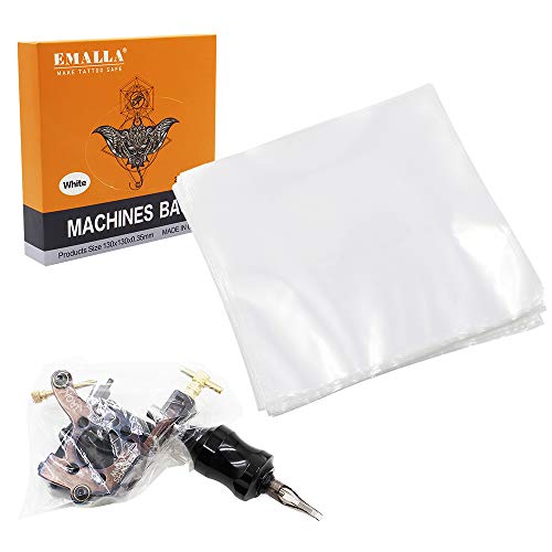 Tattoo Machine Bags - Yuelong 250Pcs Disposable Tattoo Machine Covers Gun Bags Sleeves Tattoo Plastic Sleeves for Tattoo Machine Gun Accessories Tattoo Supplies Tattoo Kits