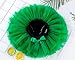 AIMAOMI Girls Sequin Skirt Girls Fashion Party Three Layer Ruffle Skirt Tulle Ballet Ballet Dance (Green, 3-6 Months)