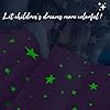 Glow in The Dark Blanket for Kids Unique Birthday Gifts for Girls Boys Teens Soft Cozy Warm Fuzzy Cute Throw Blanket All Seasons Pink Glowing Stars Blankets for Couch Sofa Bed 50"×60" #1
