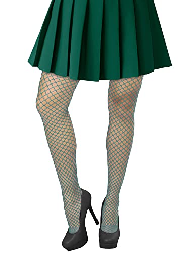 Image of Lastclream High Waisted Fishnet Tights for Women Sexy Fishnets Stockings Full Footed Fishnet Sheer Pantyhose Plus Size