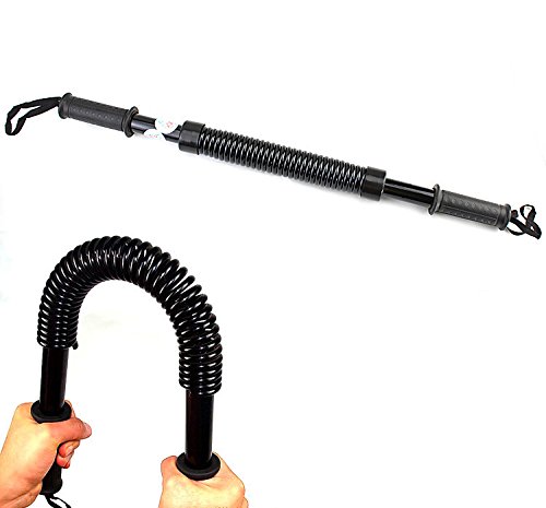 20kg Power Twister Bar Heavy Duty Arm & Chest Exercise & Fitness Spring Strength Training Bar