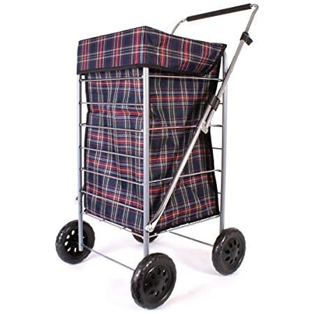 amazon 4 wheel shopping trolley