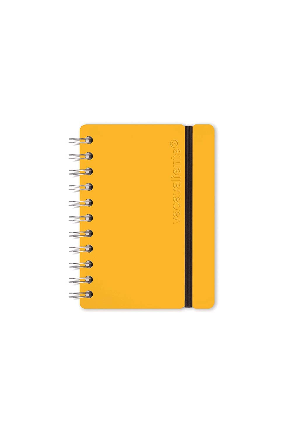 Vacavaliente Recycled Leather Notebook - Yellow - A6