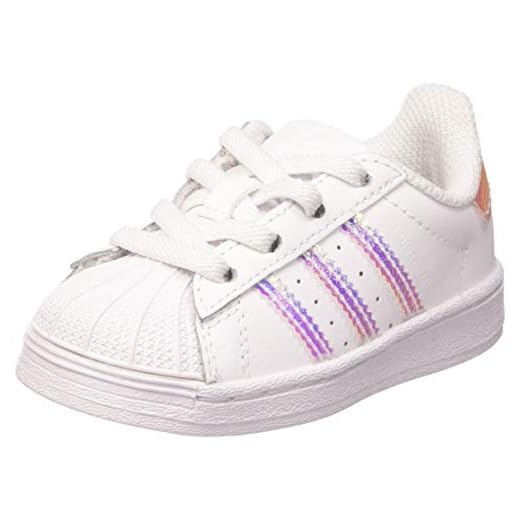 adidas Unisex-Kinder Superstar El I Sneaker, Weiß (Ftwr White/Ftwr White/Ftwr White), 26 EU