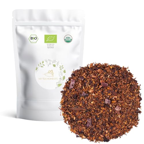Honeybush de Sirope de Arce y Chocolate a Granel 100 Gramos - Cultivo Sostenible - Ingredientes Naturales: Cacao y Aroma de Sirope de Arce - Antioxidante, Energizante, Mejora anímica, Sin Cafeína.