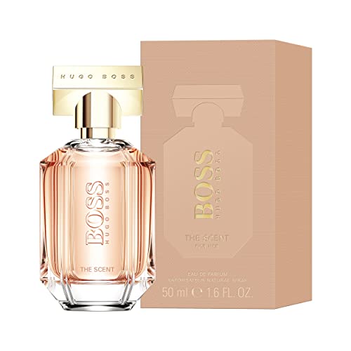 BOSS The Scent - Eau de Parfum for Her - Fragrance Fragrance with Notes of Honeyed Peach, Osmanthus Flower, Roasted Cocoa - High Longevity - 50ml - Image 3