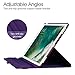 Fintie Rotating Case - 2017/2015 iPad Pro 12.9 inch (Old Model) 1st & 2nd Gen Case, 360 Degree Swiveling Stand Protective Back Cover, Supports Auto Wake/Sleep, Purple
