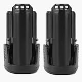 2X Batterie de Remplacement Lithium ION 4000 mAh 12 V pour Dremel 8200, 8220 et 8300. Remplace la Batterie Dremel B812 02.