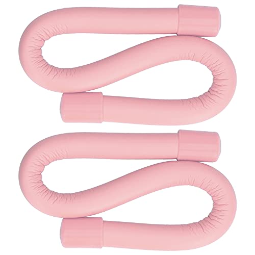 ROMACK Anneau de Poids, capacité de Nettoyage puissante Poids de Cheville Sangle réglable sans Odeur avec Attaches Minces pour Pilates pour la Course(Modèle Rose (240g*2)/Paire)