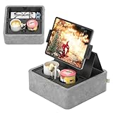 【Réglage Flexible Multi-angles】Ce support pour tablette est doté d'une pince avec une articulation à rotule, offrant un soutien stable et une prise sûre. Il permet également un réglage sans effort et une rotation à 360°, vous permettant de trouver rapidement un angle de vision confortable, que vous l'utilisiez sur le canapé, le lit ou le bureau.