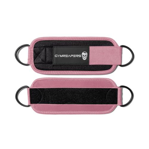 Image of Gymreapers Ankle Straps For Cable Machine Kickbacks, Glute Workouts, Lower Body Exercises - Adjustable Leg Straps with Neoprene Padding