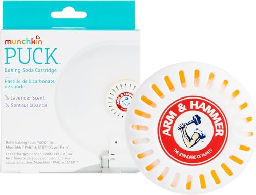 Image of Munchkin Arm & Hammer Puck Diaper Pail Deodorizer, Lavender, 1 Count