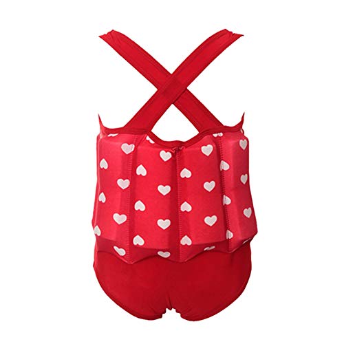 Image of IDOPIP Kids Boys Girls Floatation Swimsuit with Adjustable Buoyancy Baby Float Suit Swim Vest One Piece Swimwear Bathing Suit