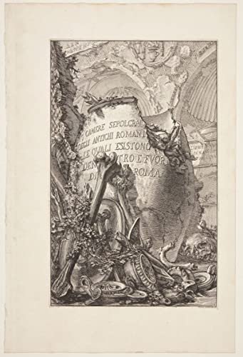 Impression d'affiches Piranesi Romains - Créez un décor de cabinet de curiosités